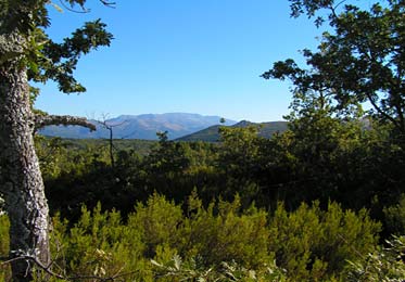 Sierra de Tormantos, al fondo Traslasierra